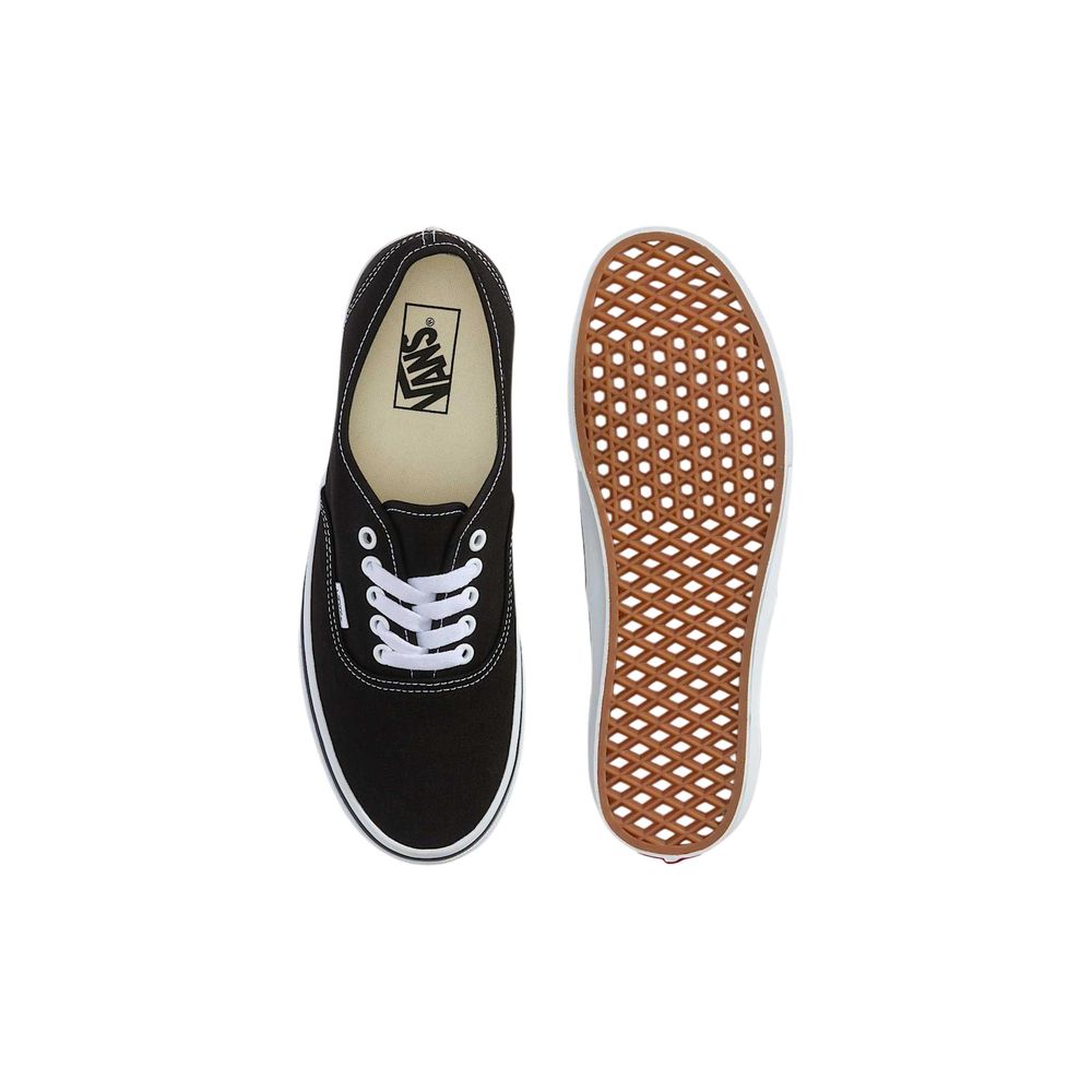 Black Fabric Low Top Sneakers