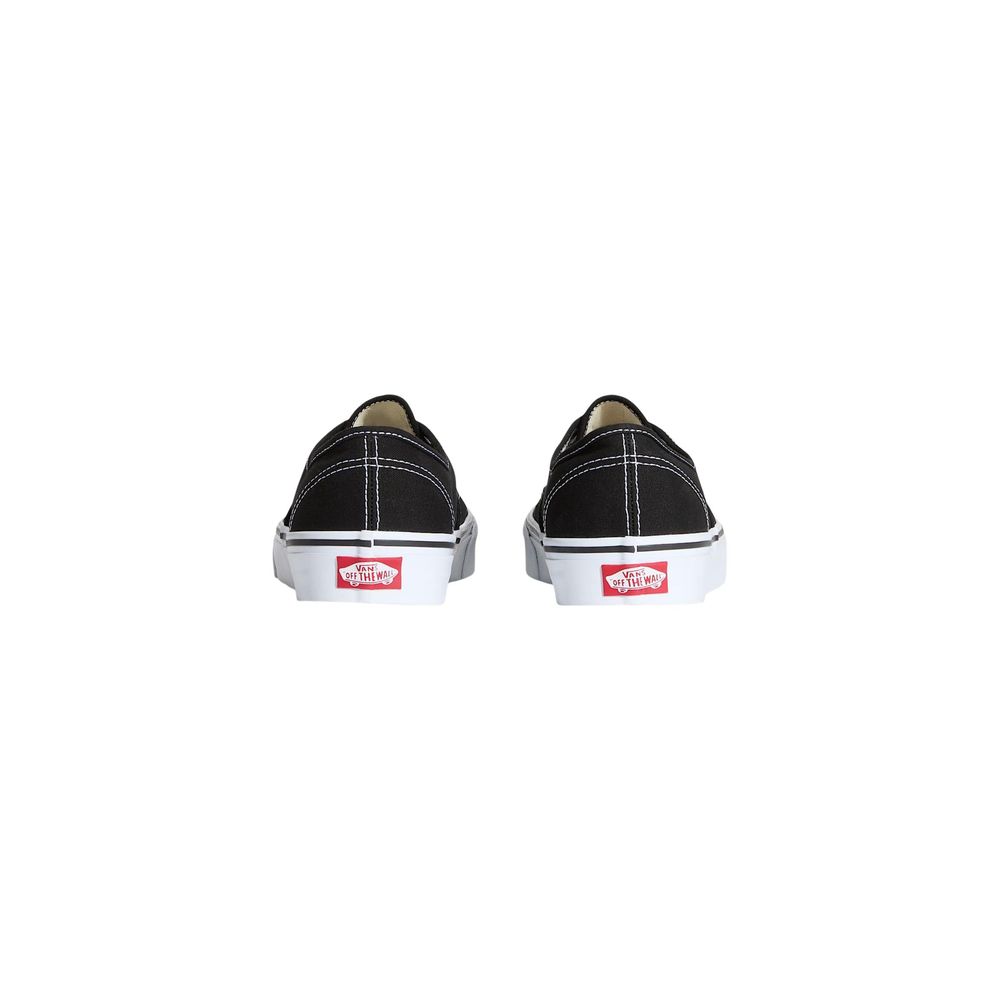 Black Fabric Low Top Sneakers