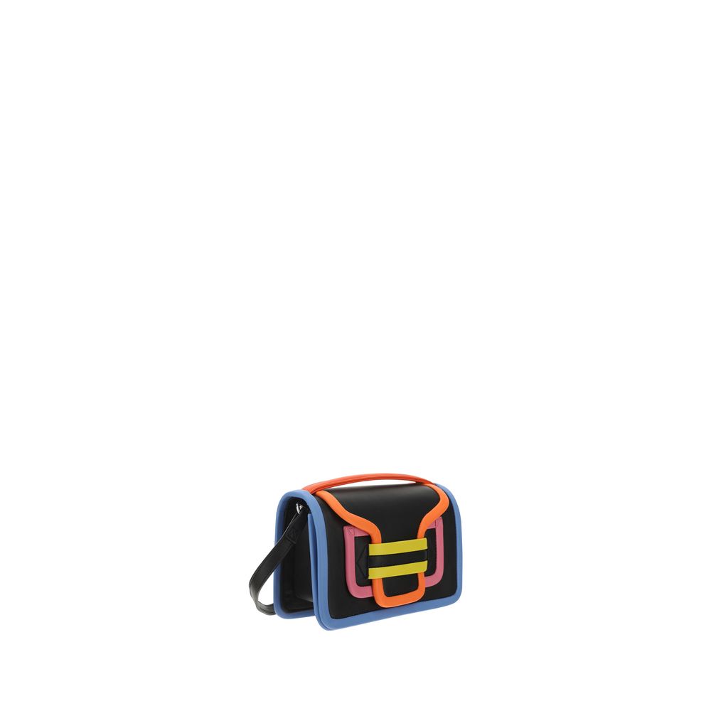 Multicolor Calf Leather Bos Taurus Shoulder Bag