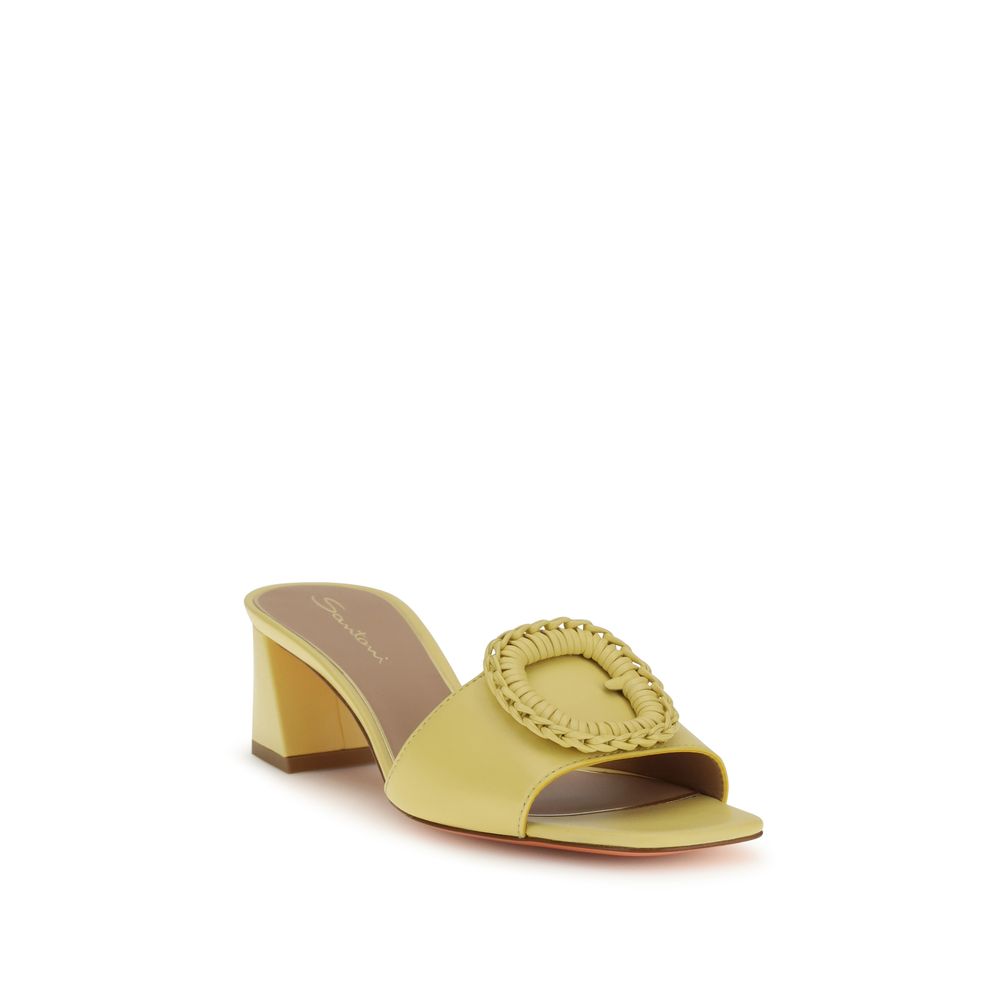 Bicolor Calf Leather Bos Taurus Sandals