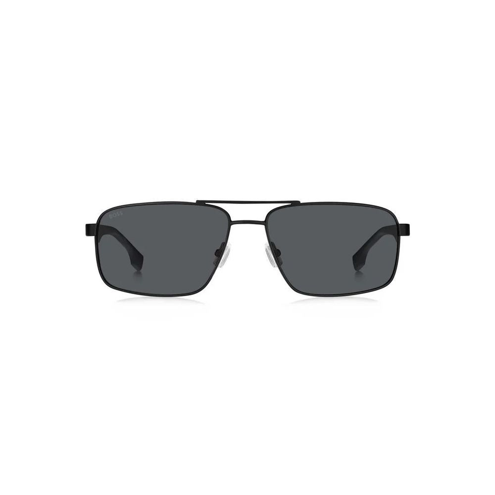 Black Stainless Steel Sunglasses