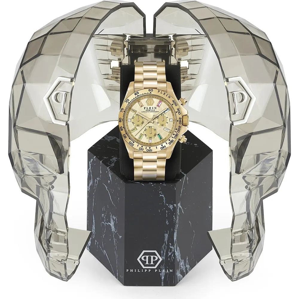 Gold Stainless Steel Dress Watch