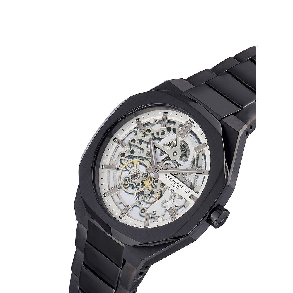Black Stainless Steel Dress Watch