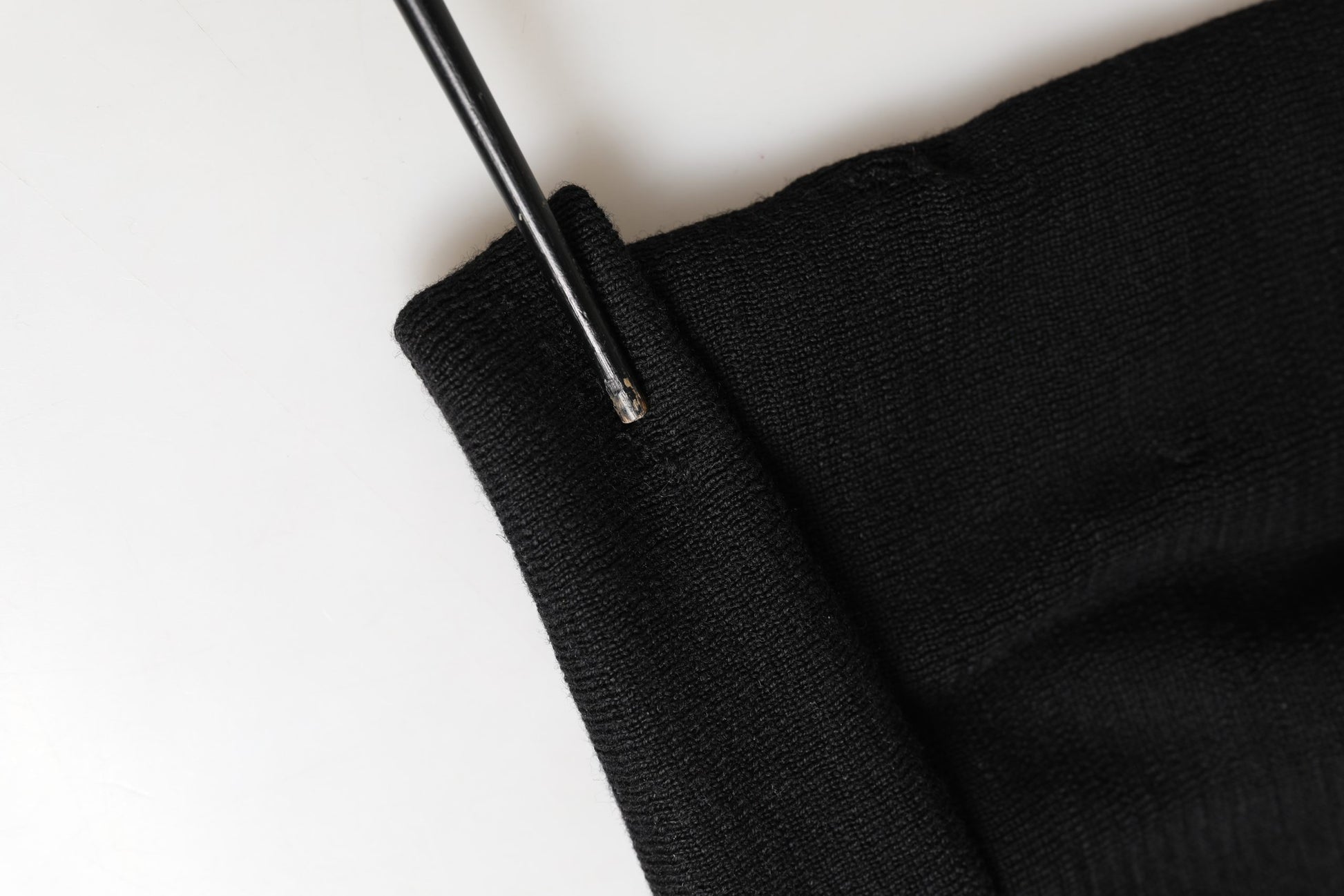 Men Black 100% Wool Winter Warmer Beanie Capello Hat