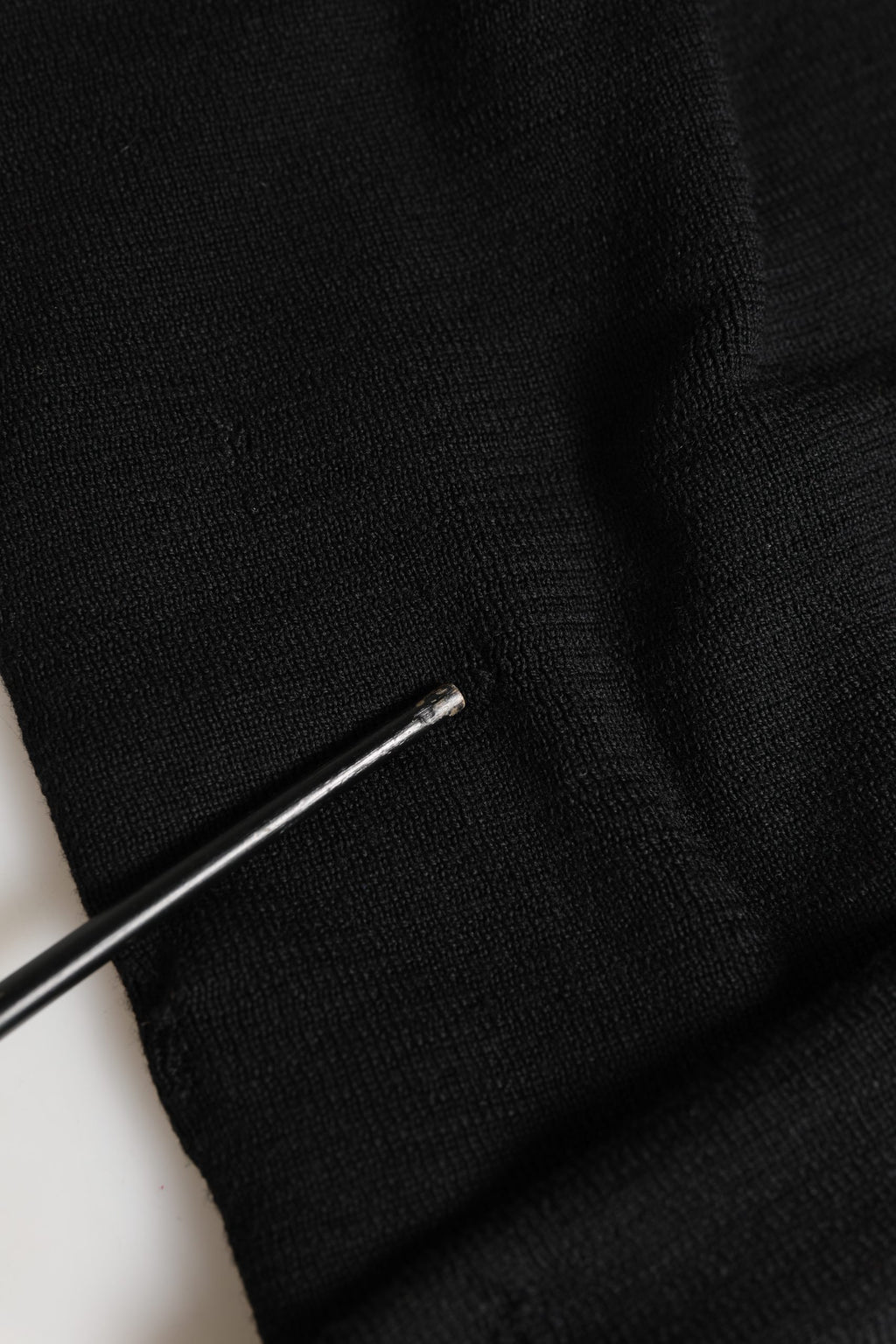 Men Black 100% Wool Winter Warmer Beanie Capello Hat