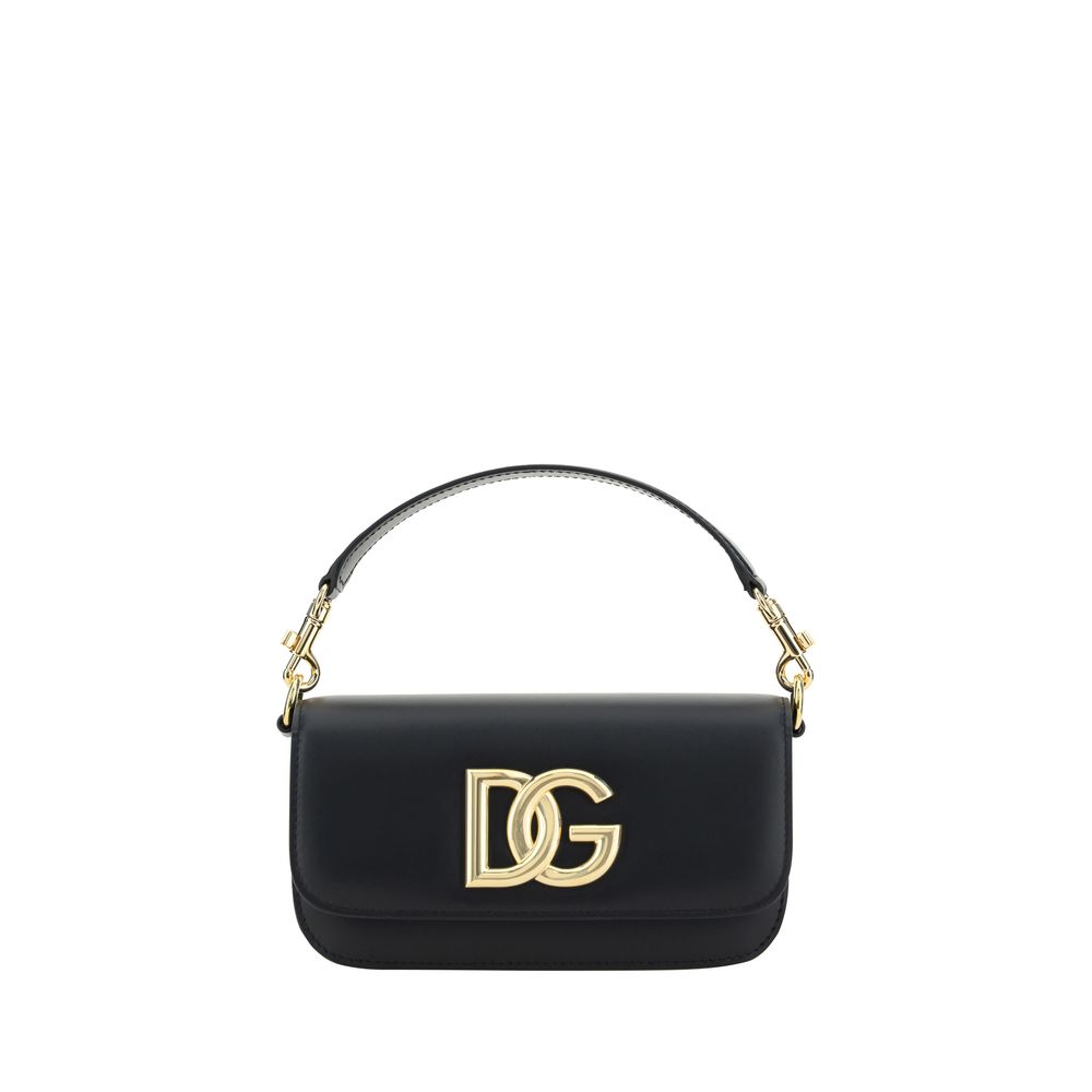 Black Calf Leather Bos Taurus Handbag