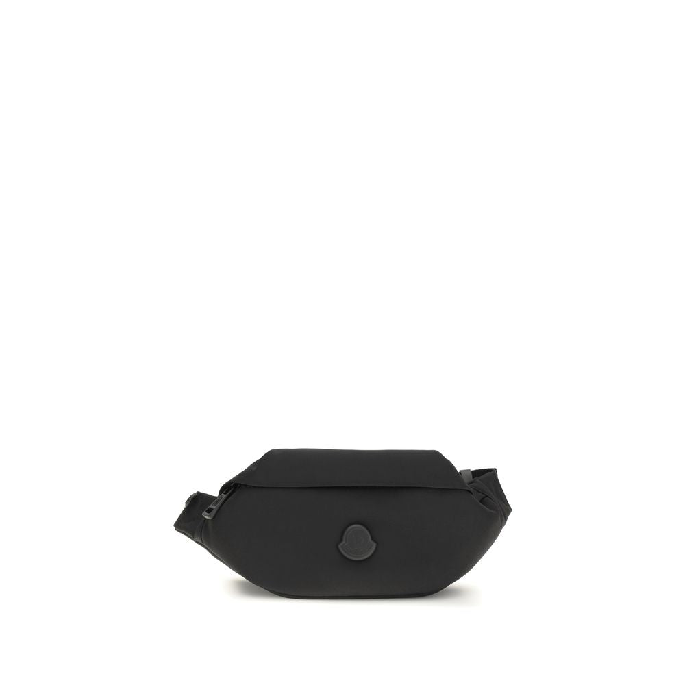 Black Polyamide Shoulder Bag