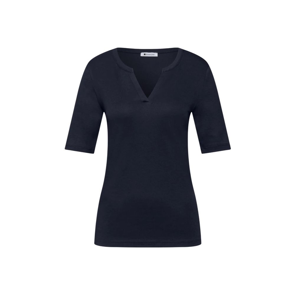 Blue Cotton T-Shirt
