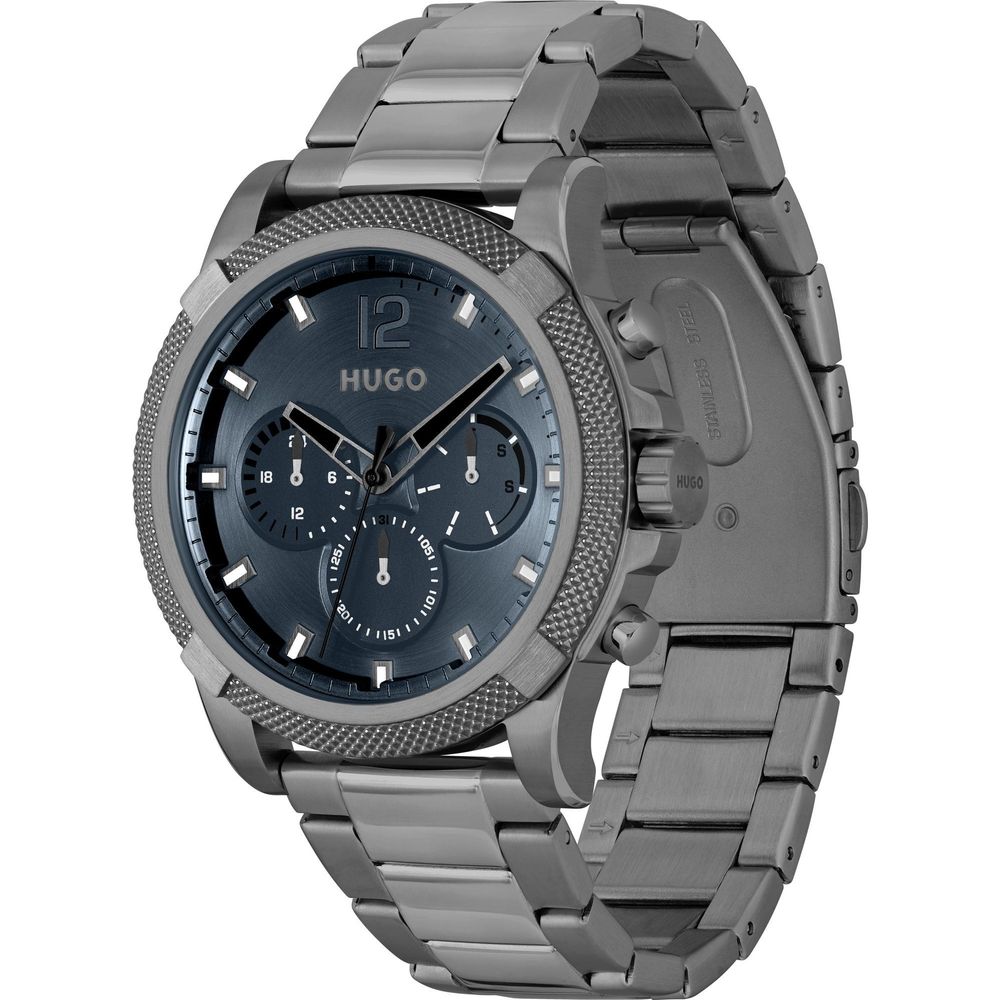 Black Stainless Steel Dress Watch