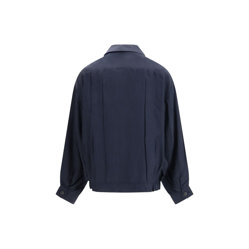 Blue Silk Coat