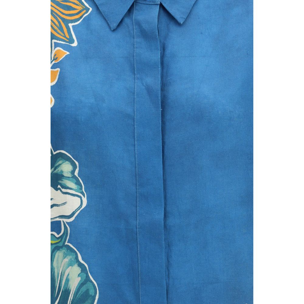 Blue Linen Shirt