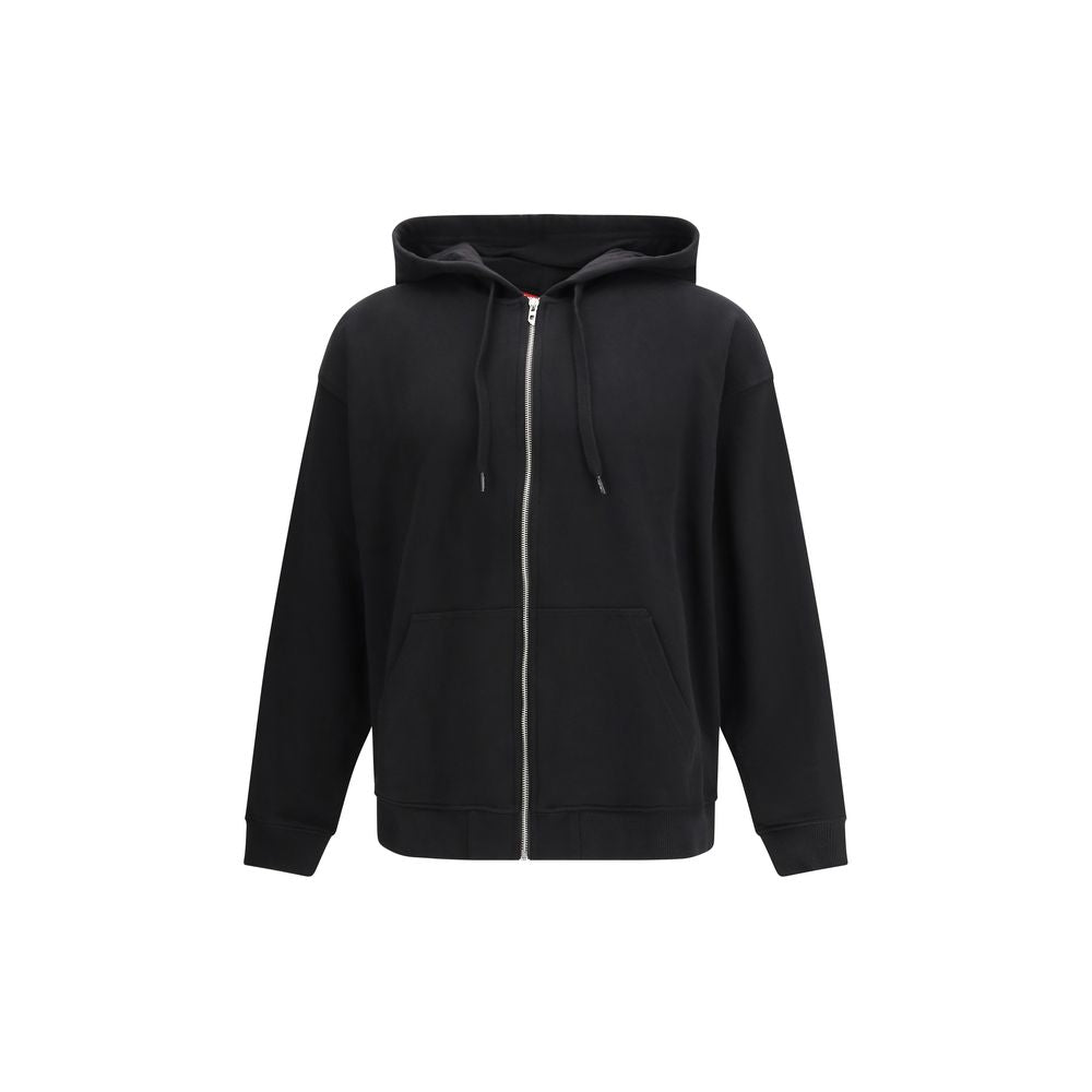 Black Cotton Sweatshirt