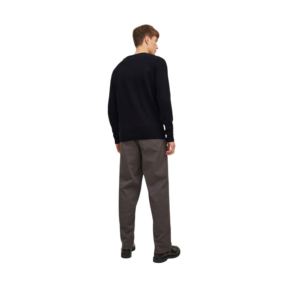 Black Cotton Sweatshirt