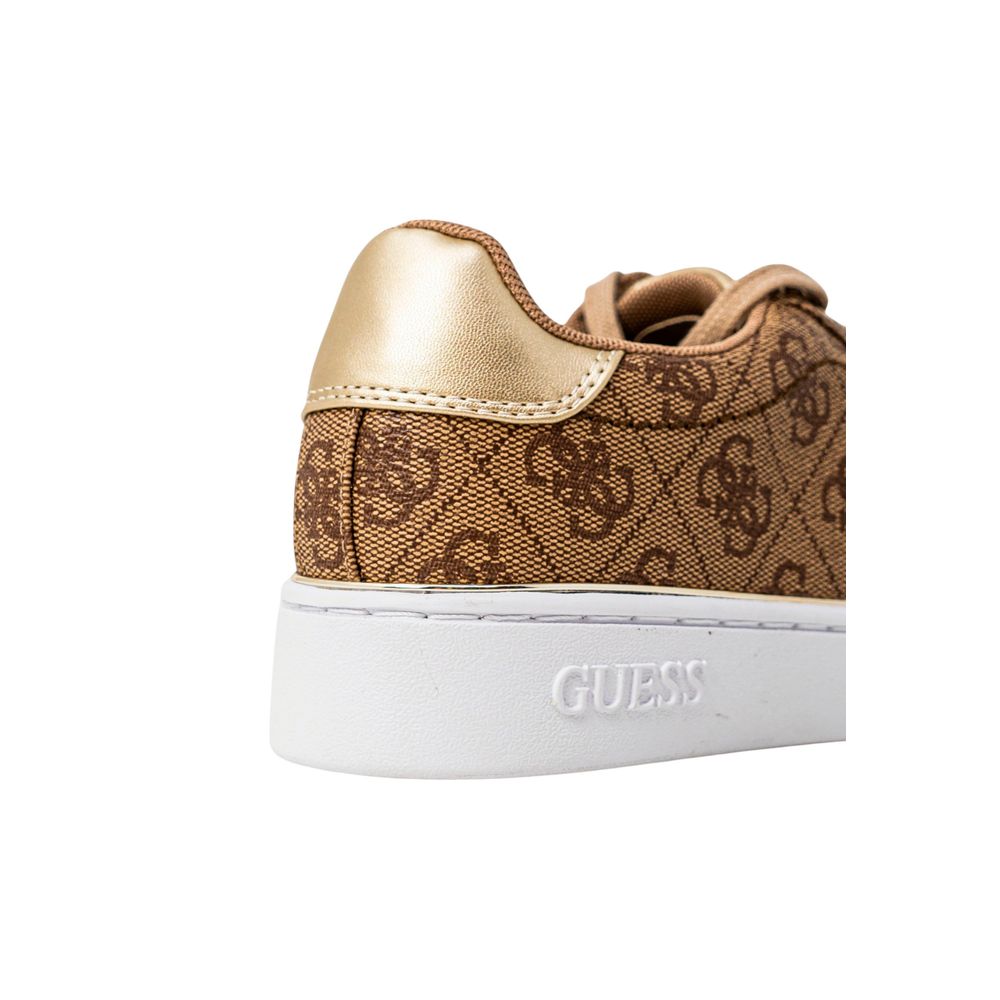 Beige Polyethylene Low Top Sneakers