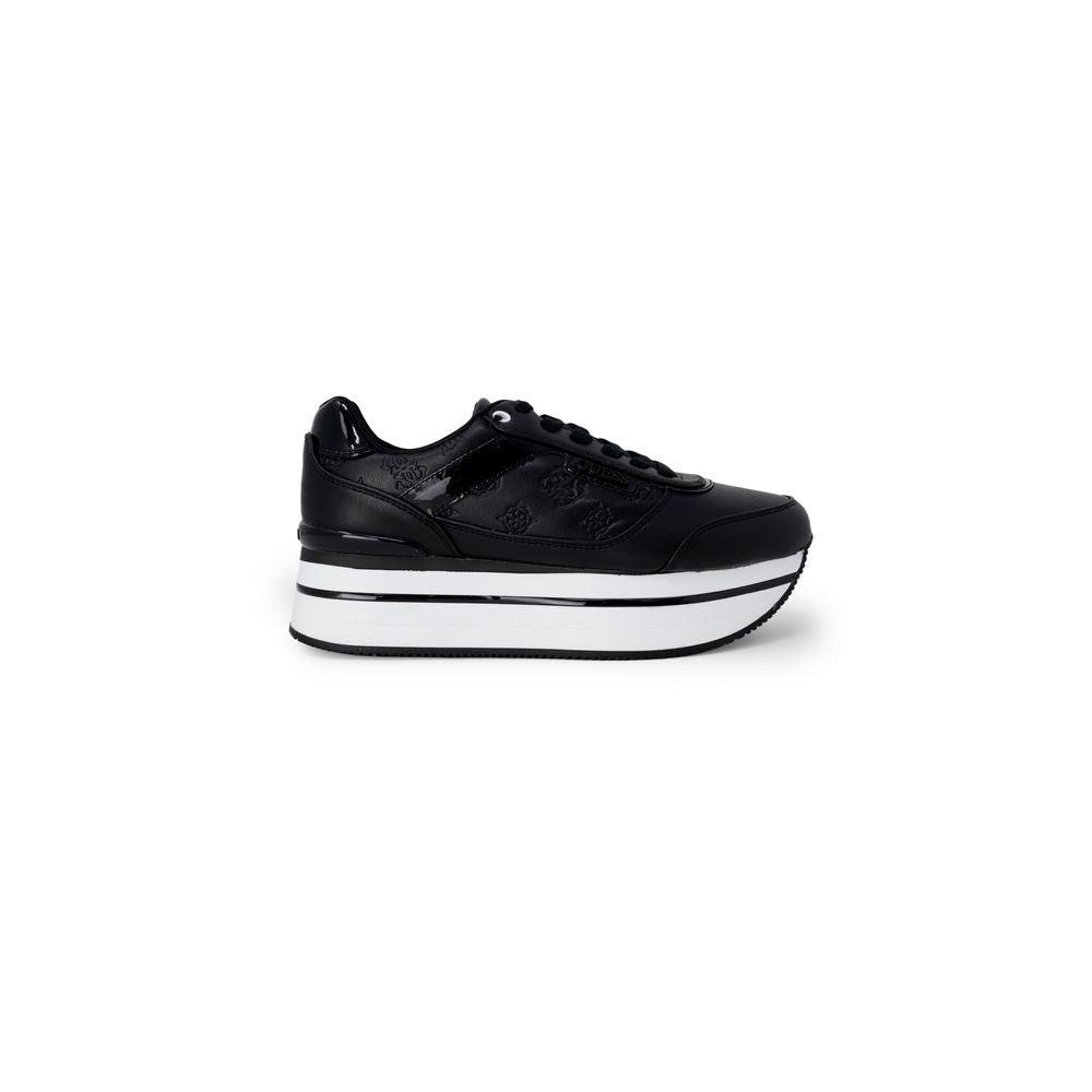 Black Polyethylene Chunky Sneakers