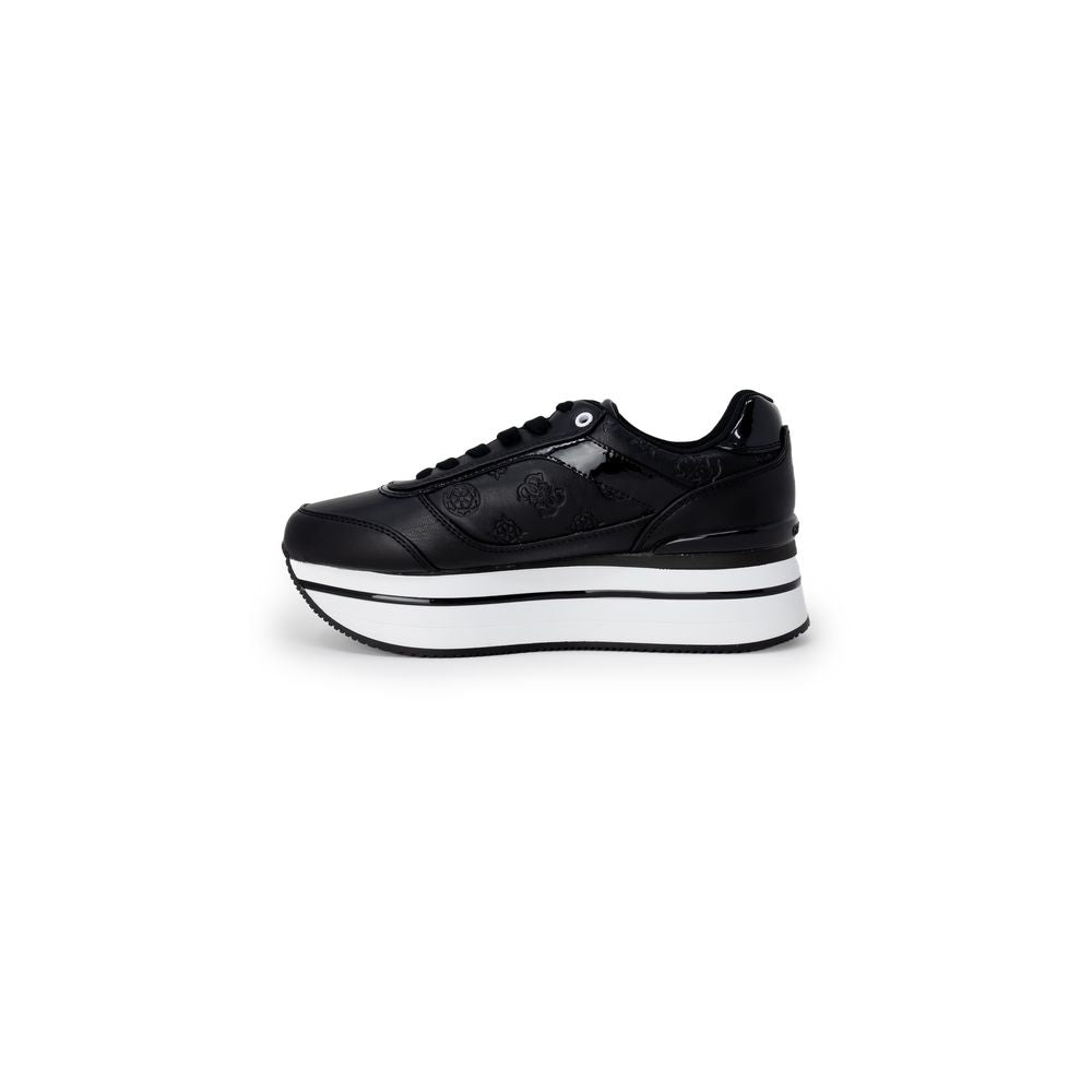 Black Polyethylene Chunky Sneakers