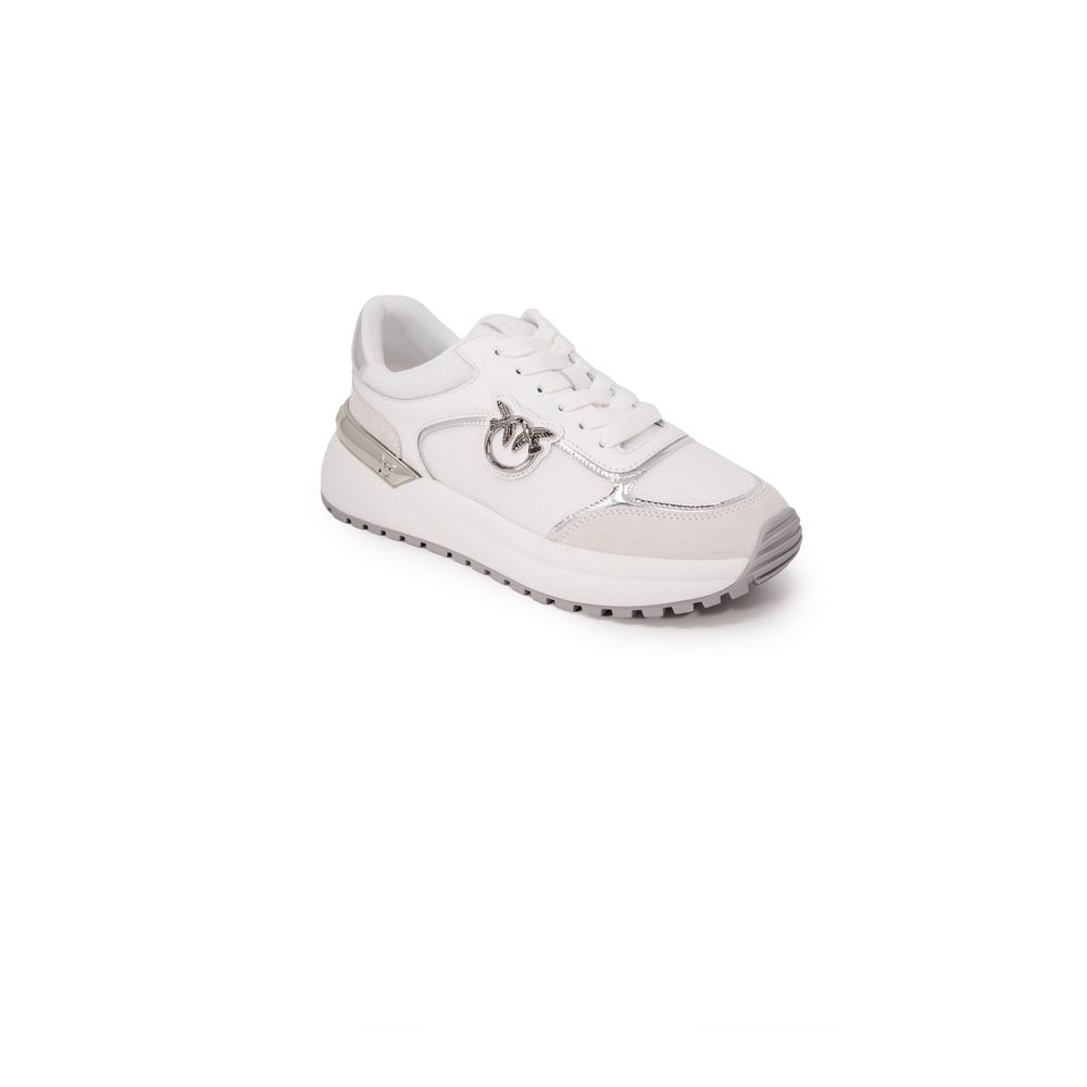 White Leather Low Top Sneakers