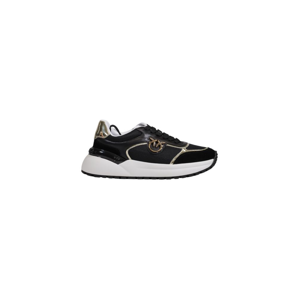 Black Leather Low Top Sneakers