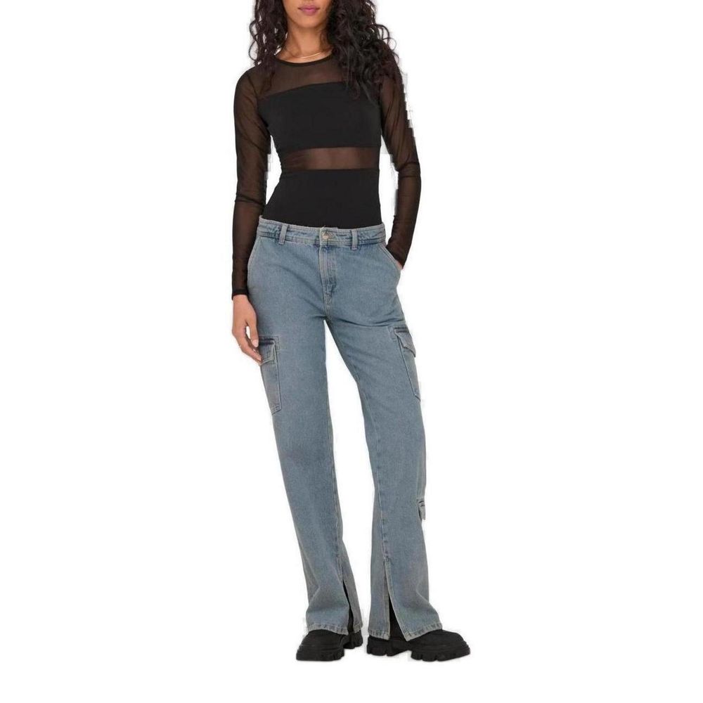 Black Cotton Bodysuit