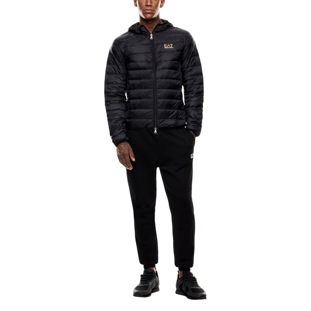 Bicolor Polyamide Full-Length Jacket