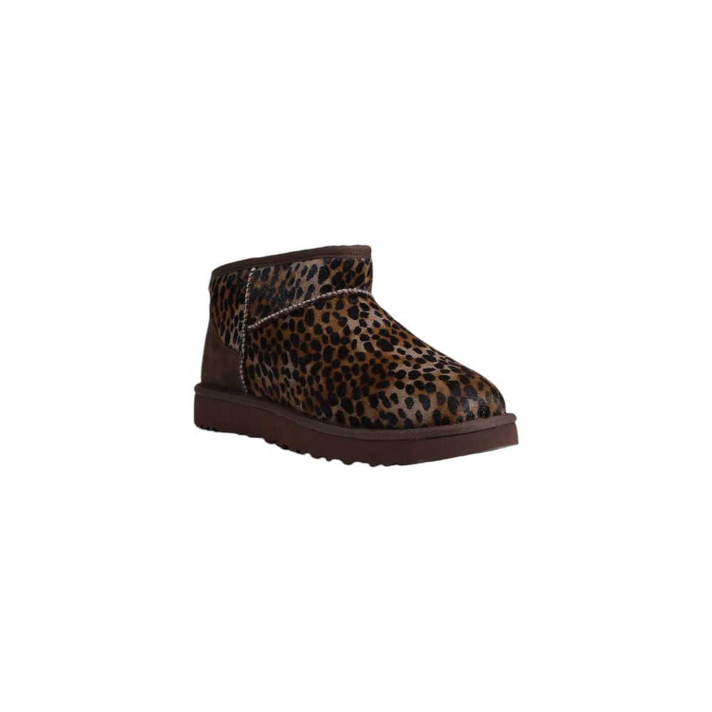 Brown Suede Leather Ankle Boots