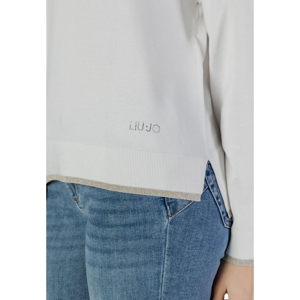 White Viscose Sweatshirt