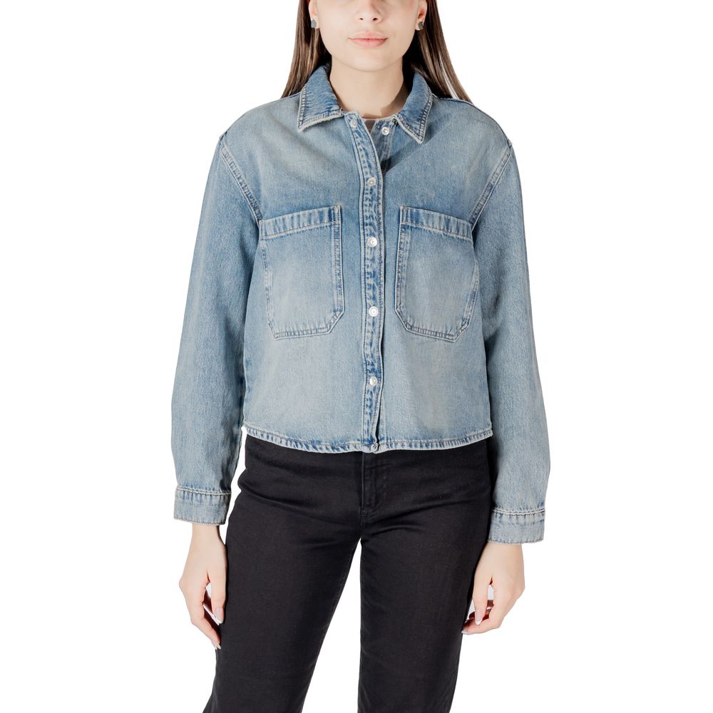 Light Blue Cotton Blouse