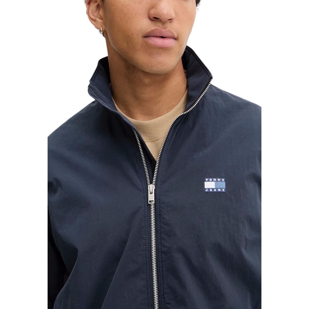 Blue Recycled Polyamide Bomber