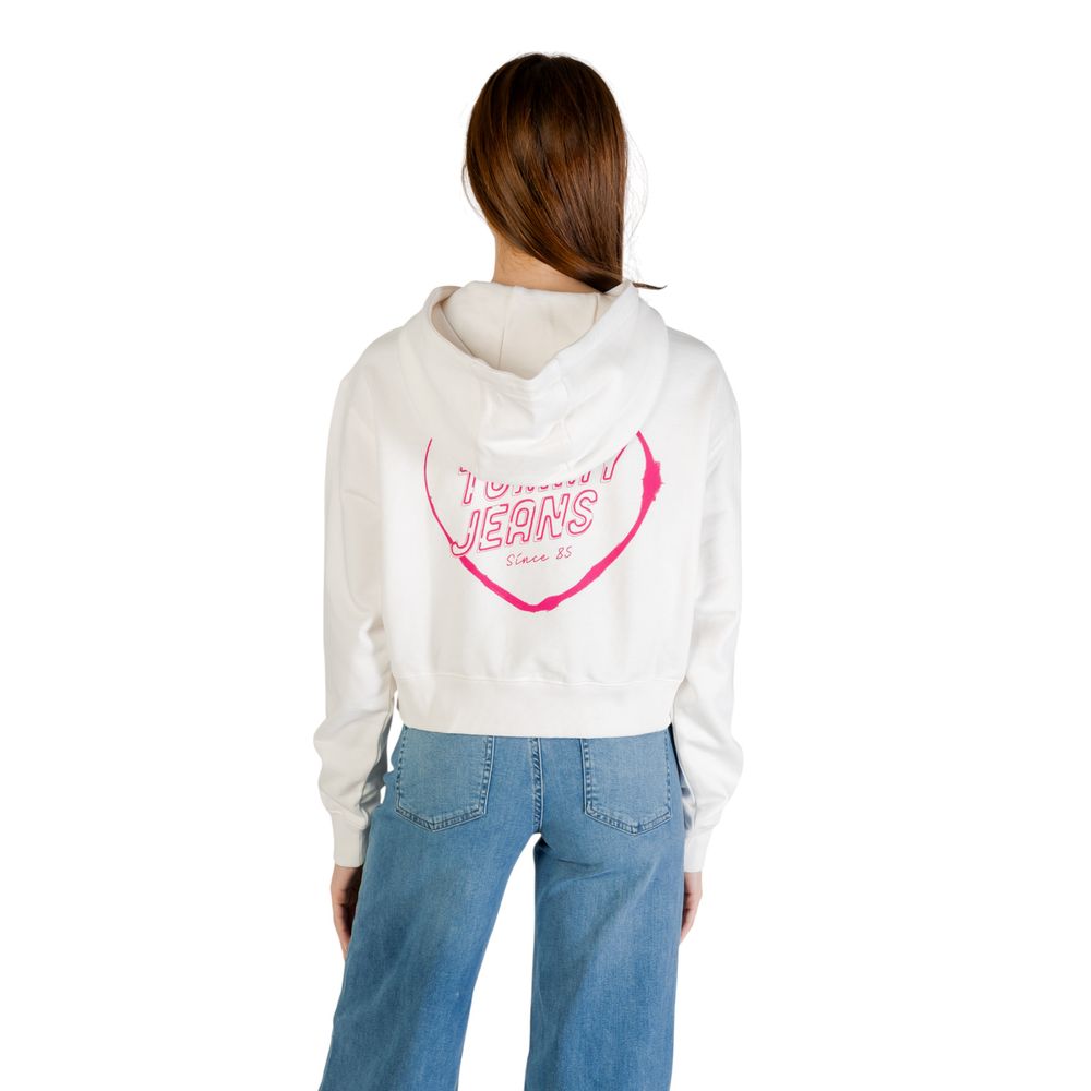 Cream Recycled Cotton Hoodie