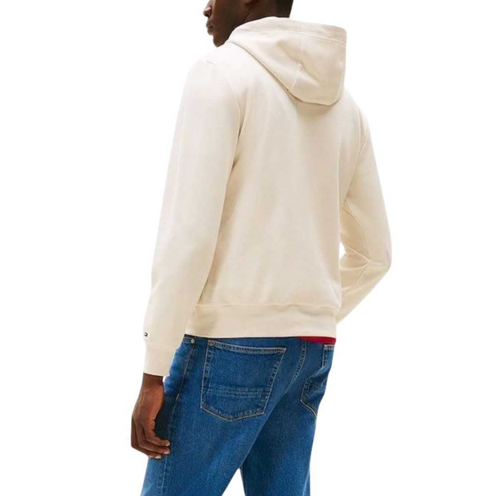 Beige Organic Cotton Hoodie