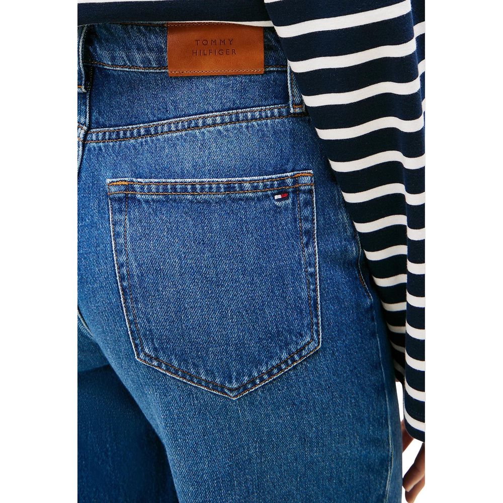 Blue Recycled Cotton Relaxed Fit Jeans