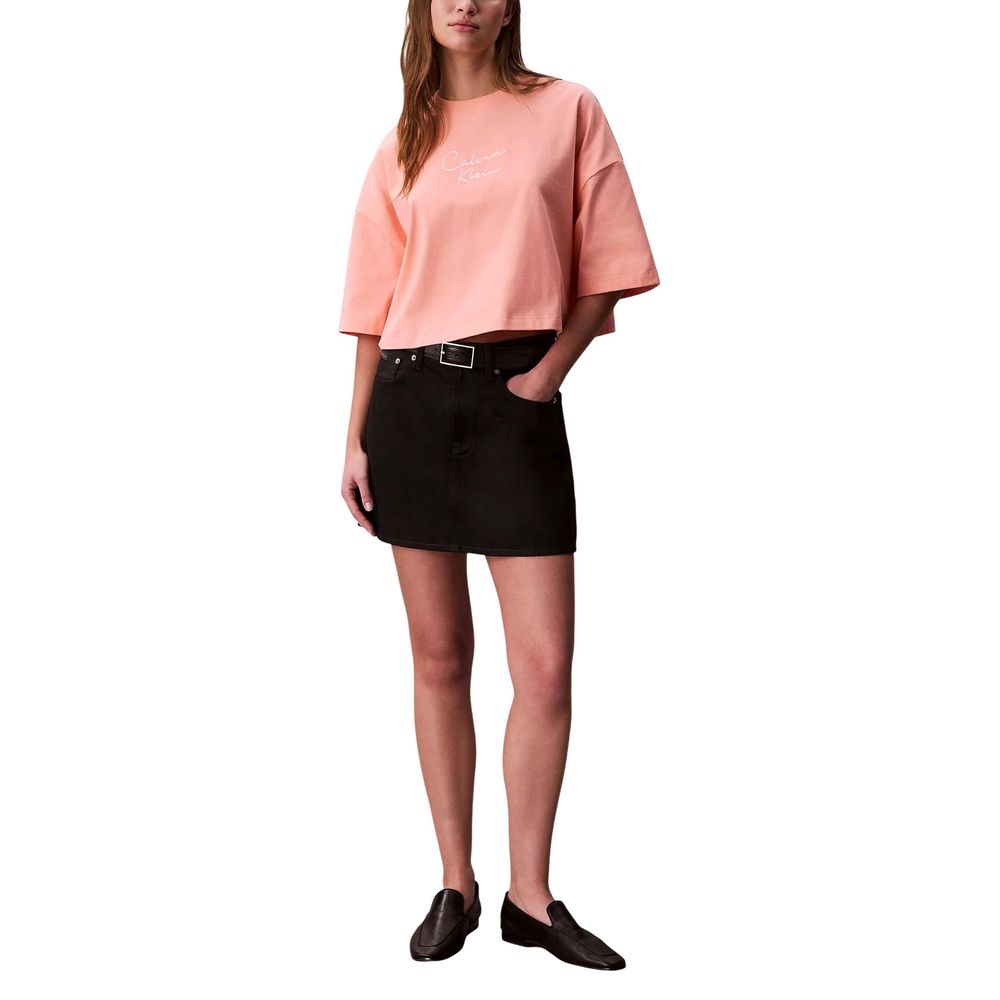 Orange Cotton T-Shirt