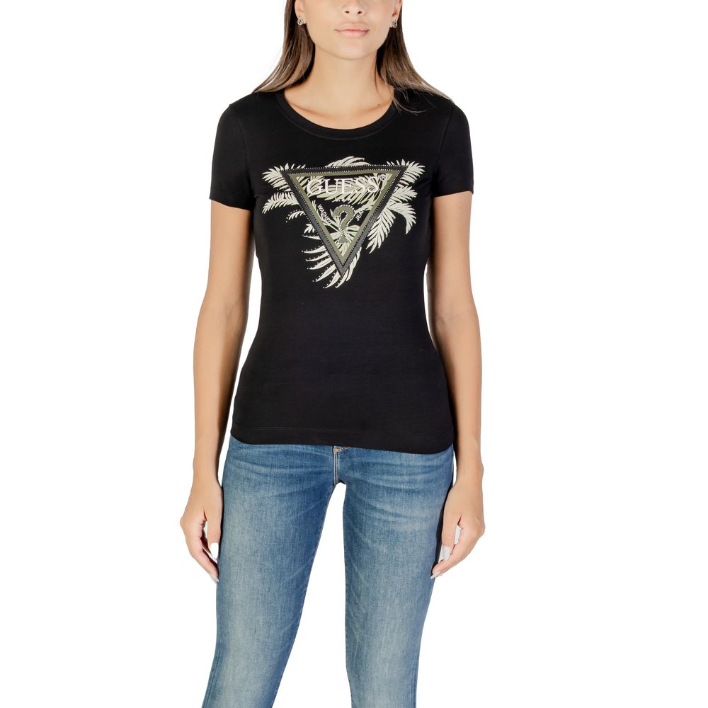 Black Cotton T-Shirt