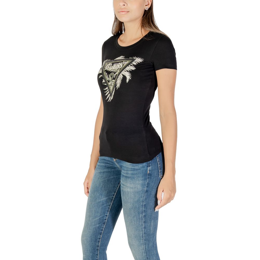 Black Cotton T-Shirt