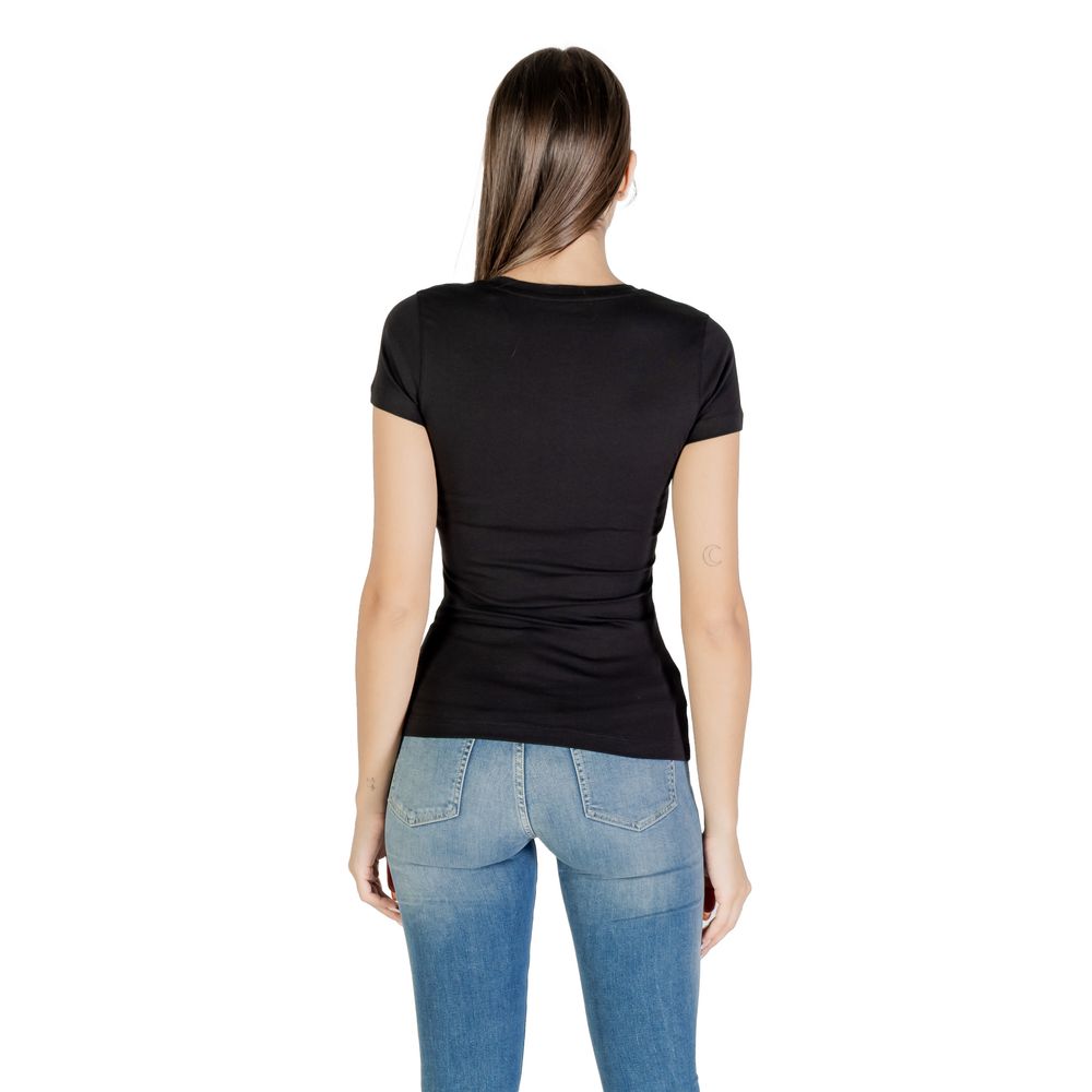 Black Cotton T-Shirt