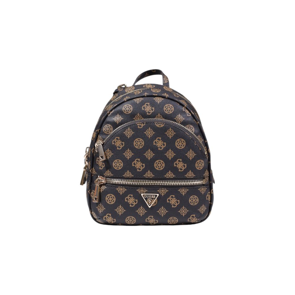 Brown Polyethylene Backpack
