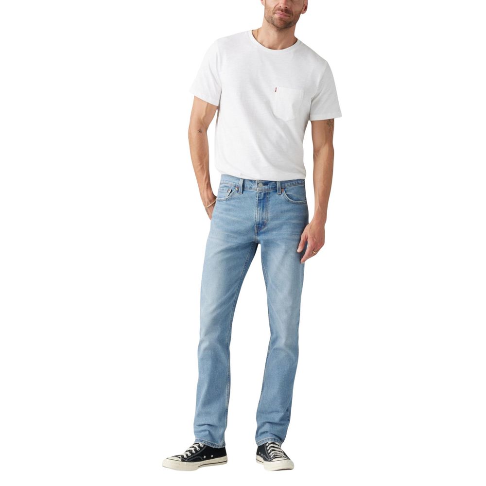 Light Blue Cotton Skinny Jeans