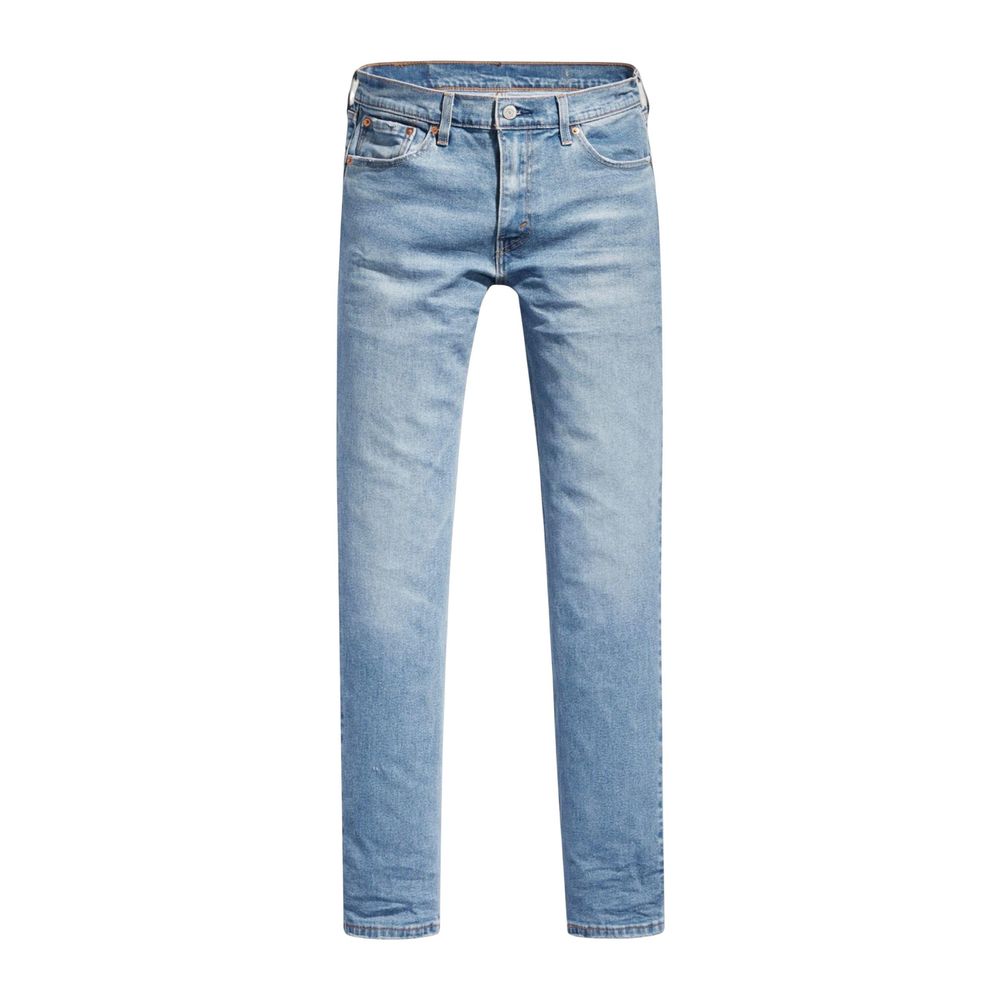 Light Blue Cotton Skinny Jeans