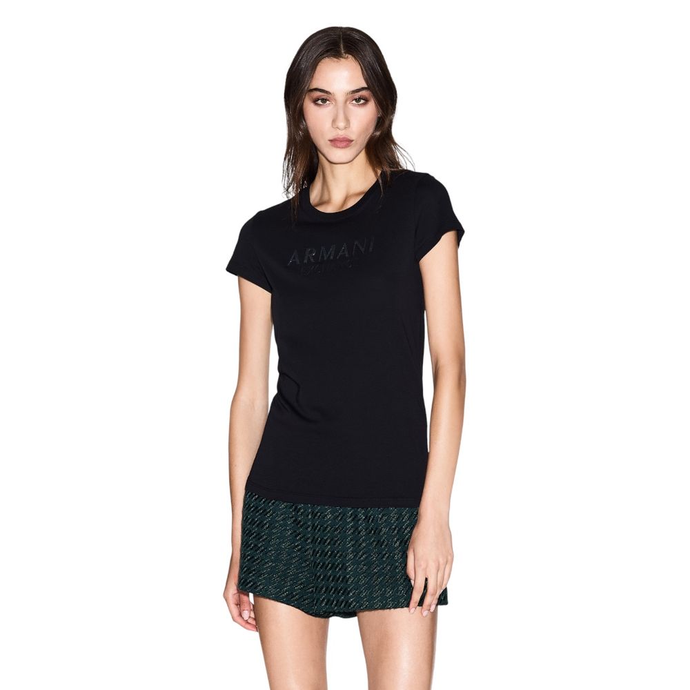 Black Cotton T-Shirt