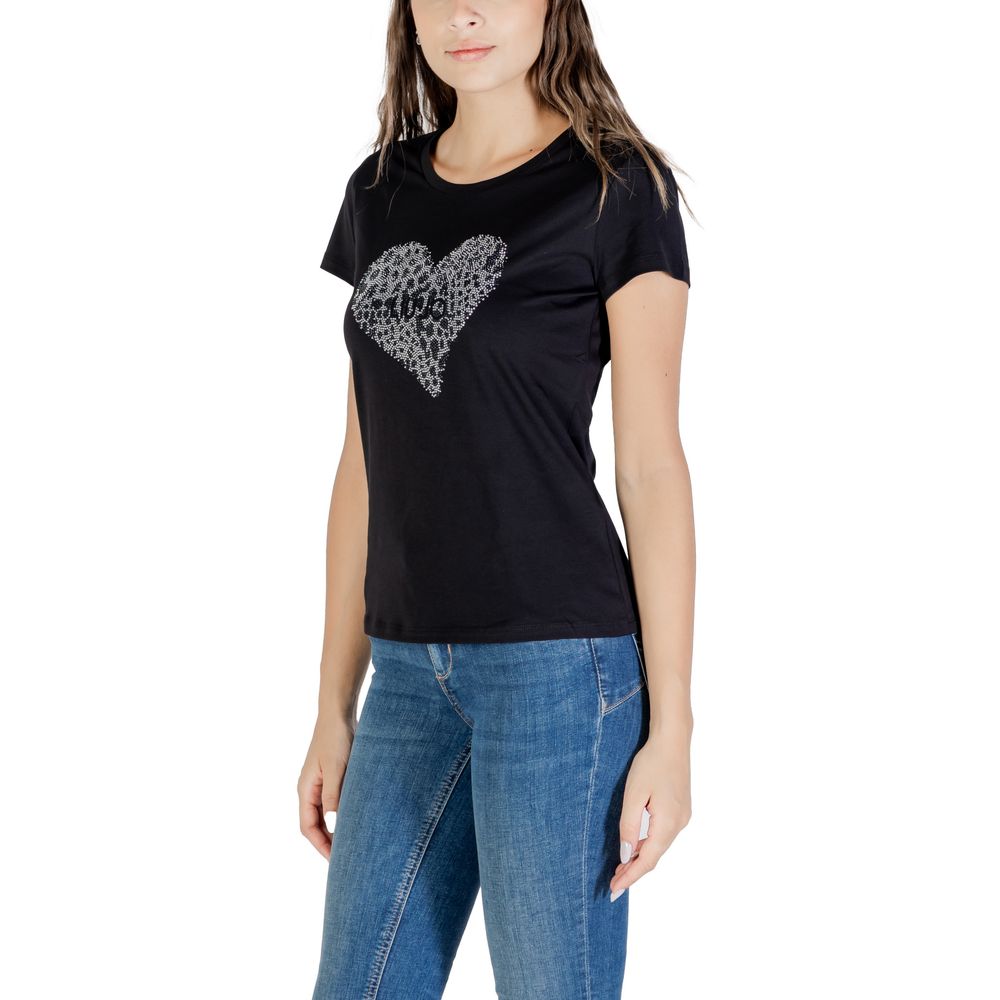 Black Cotton T-Shirt
