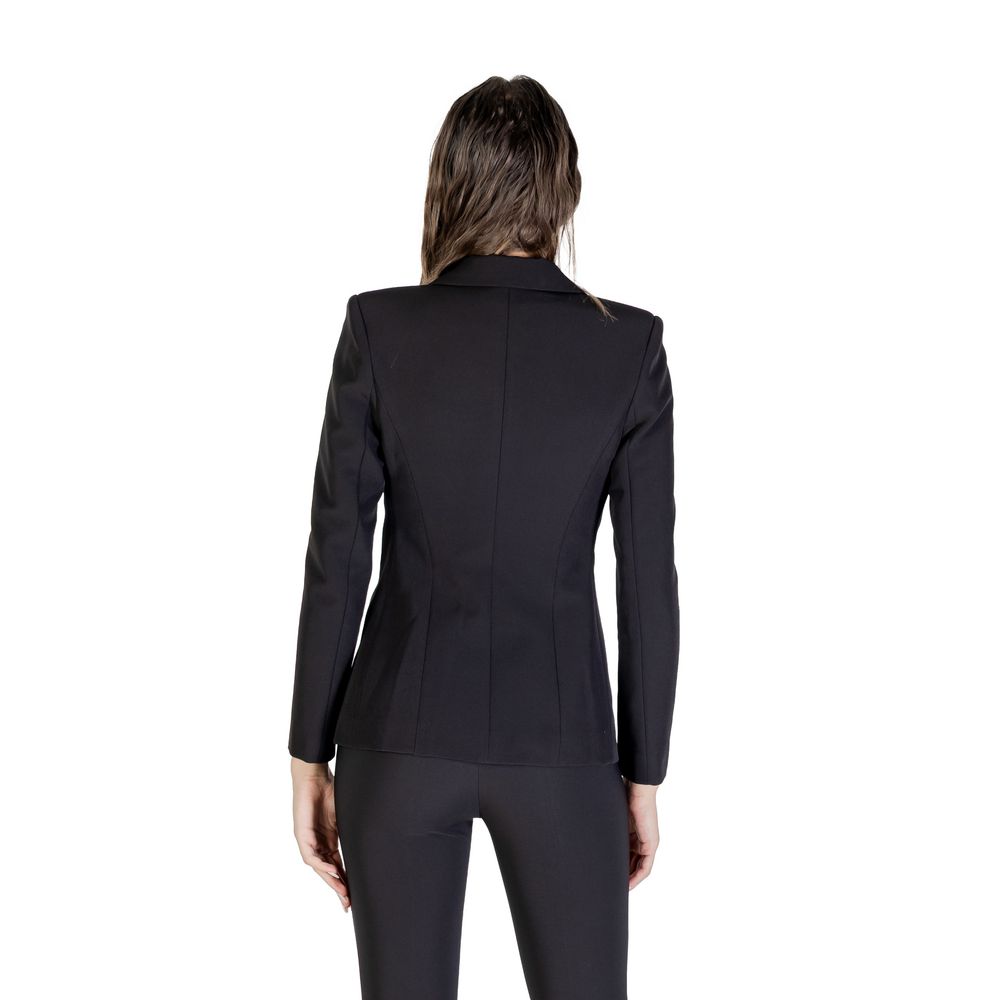 Black Polyester Blazer