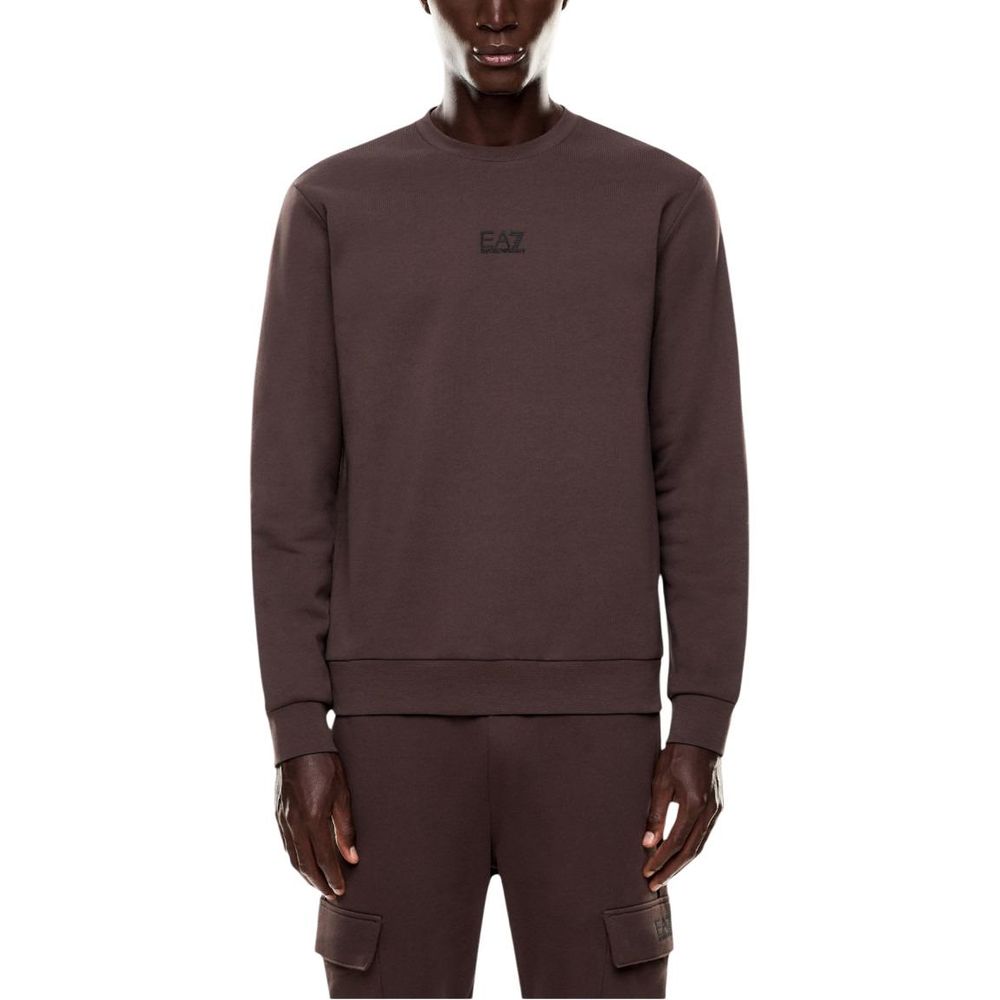 Brown Cotton Sweatshirt