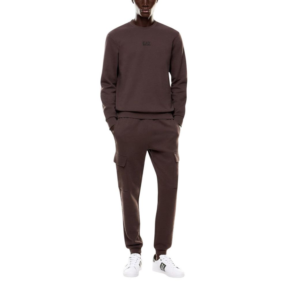 Brown Cotton Sweatshirt