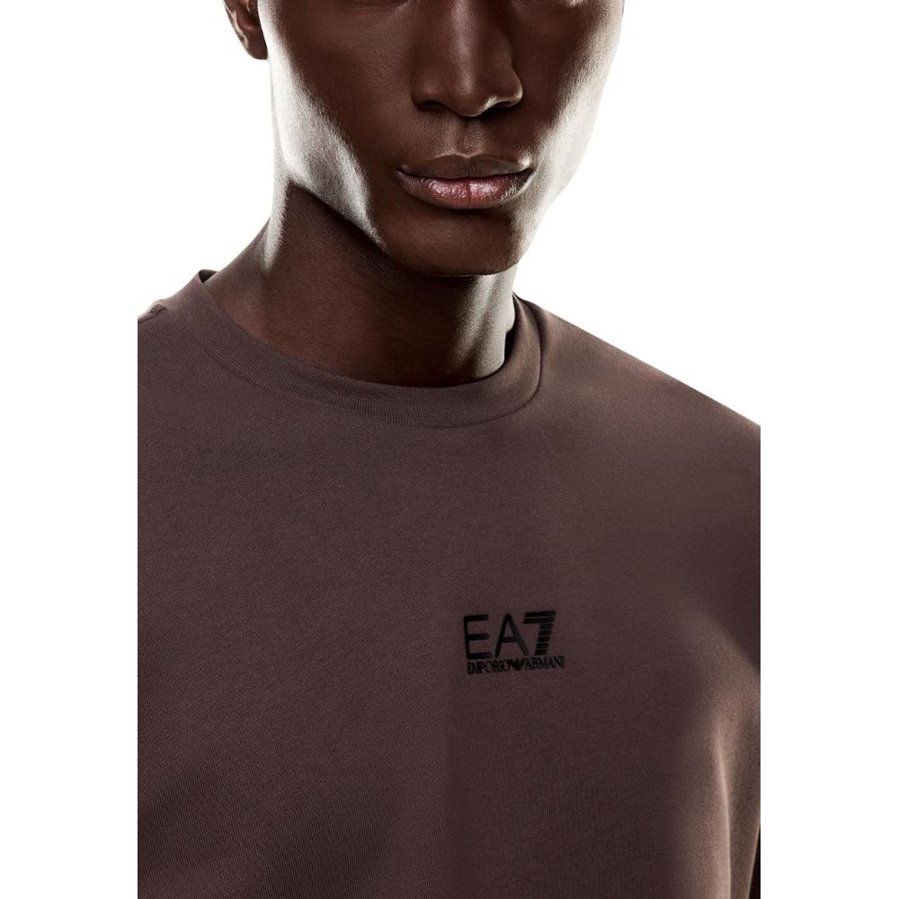Brown Cotton Sweatshirt