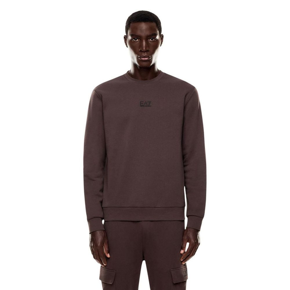 Brown Cotton Sweatshirt