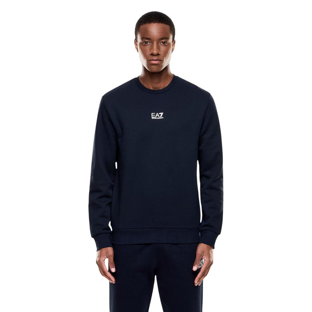 Blue Cotton Sweatshirt