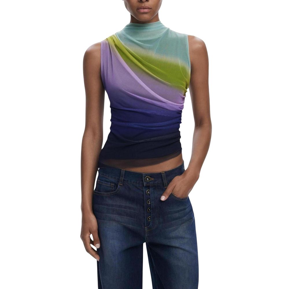 Purple Polyester Top