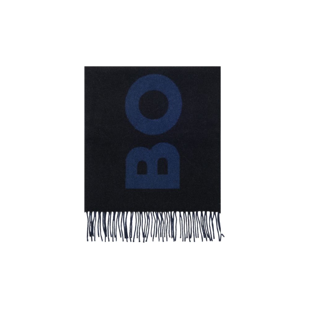 Black Wool Scarf