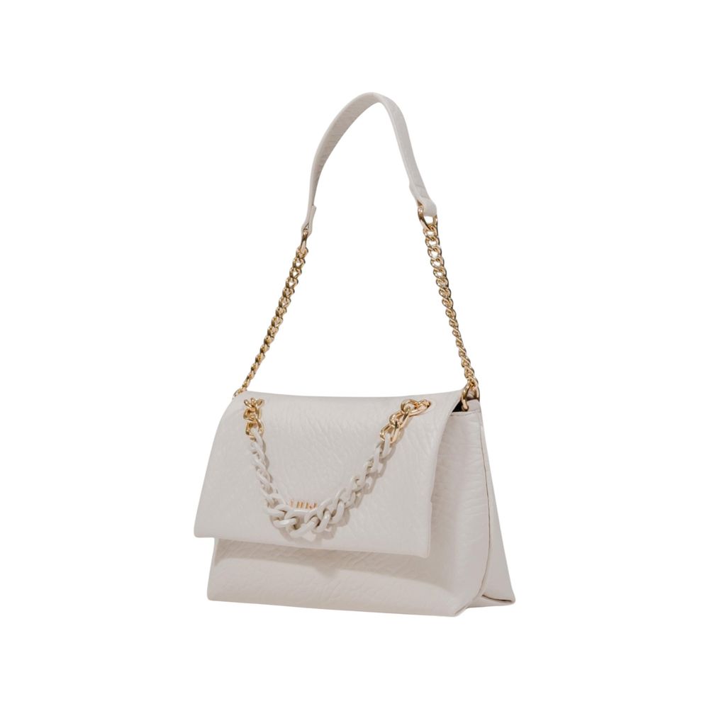 White Polyester Handbag