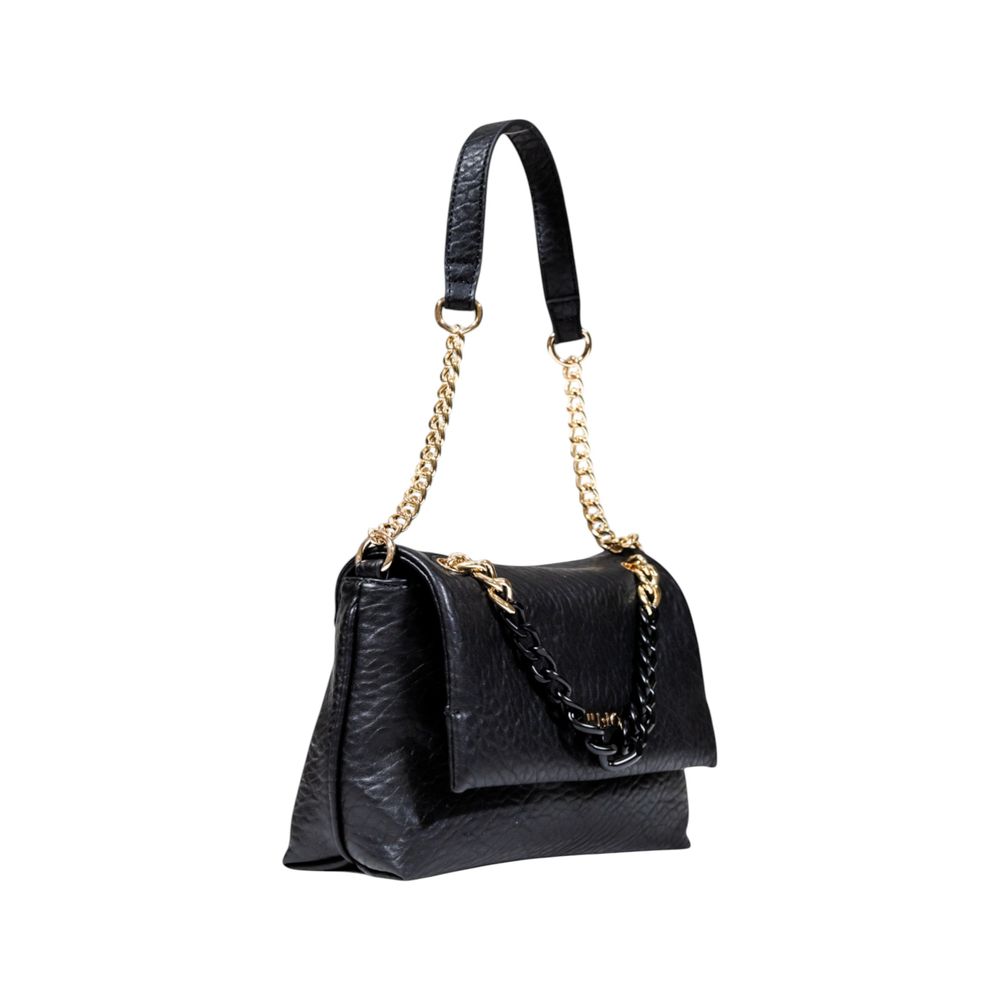 Black Polyester Handbag